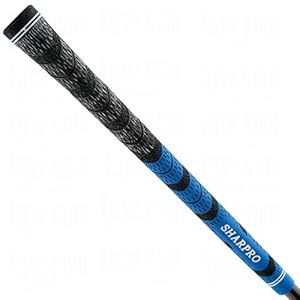 Sharpro Golf Club Grips Dual Compound Cord Black/Blue