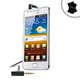 EasyTalk 3.5mm Stereo AUX Cable with Mic (32in) for Samsung Galaxy SII / Note / Captivate / Nexus / Skyrocket ** Includes Accessory Bags **