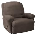 Casual Home Stretch Suede Slipcover - Mocha (Recliner)