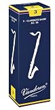 Vandoren Traditional Bass Clarinet Reeds #3.5, Box of 5