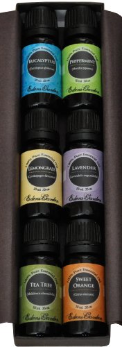 Top 6 Basic Sampler Pack 100% Pure Essential Oil Gift Set- 6/10 ml