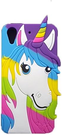 Thunderous HTC 626 Case,HTC 626s Unicorn Case,3D Cartoon Colorful Horse Unicorn Silicone Back Cover Case for HTC Desire 626
