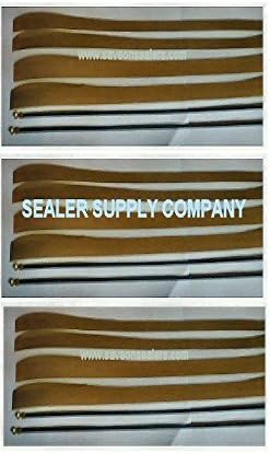 SIX(6) Factory Repair Kits For 8" Hand Impulse Sealers PTFE &amp; Wires Most Hand Sealers