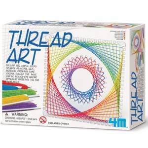 thread art childrens arts crafts kit by 4m  more detail click!