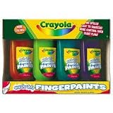 Crayola Washable Fingerpaint, Four 5 Oz Tubes (BIN550007) Category: Paints and Paint Brushes