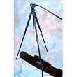 DMKFoto Professional Black Video Tripod with Fluid Head System