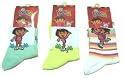 Childrens/Kids Dora The Explorer Socks, Character Socks (Pack of 3 Socks) (9-12)