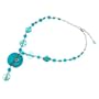 Suzanne's Choice Turquoise Blue Beaded Pendant Necklace