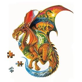 Dragon Shaped Puzzle Jigsaw Color 1000 Pieces