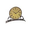 Infinity Instruments Metal Trimmed Table Clock