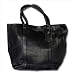 City Leather Tote in Black