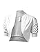 TL Women's Basic Comfy Versatile Short Sleeve Bolero Shrug Cardigan Junior Plus WHITE Medium