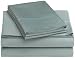 Renaissance 600 Thread-Count Solid Queen Sheet Set, Waterblue