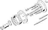 Barnett 4-Speed Clutch Hub Liner/Blacking Plate with Rivets 301-30-50804