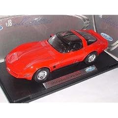 CHEVY CHEVROLET CORVETTE C3 C 3 COUPE ROT RED METALLMODELL 1/18 WELLY MODELLAUTO MODELL AUTO