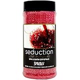 Spazazz SPZ-505 Set The Mood Crystals Container Bath Minerals, 17-Ounce, Love Potion No.9 Seduction
