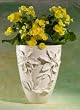 Ivory Iris Vase