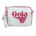 New Gola White Pink Satchel Retro Shoulder Record Bag
