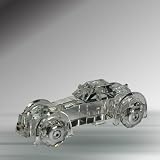 Crystal Giant Car in Velvet Box, 7 Inches, Handcrafted, Limited Edition