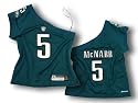 Philadelphia Eagles Donovan McNabb All Sewn Womens NFL One Shoulder Jersey, Dark Green