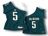 Philadelphia Eagles Donovan McNabb All Sewn Womens NFL One Shoulder Jersey, Dark Green