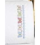 Butterfly Patchwork Quilt Pllwcse Stmpd X-Stitch