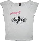 Emily the Strange juniors Couch White T-Shirt
