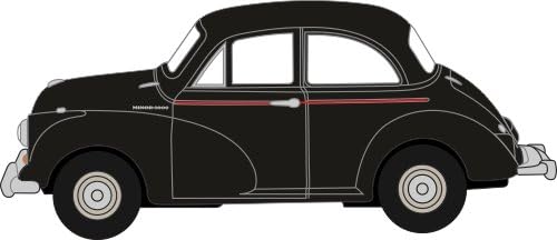 1:148 Black Oxford Diecast Morris Minor Taxi