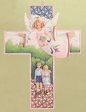 Guardian Angel Cross Hanging Ornament
