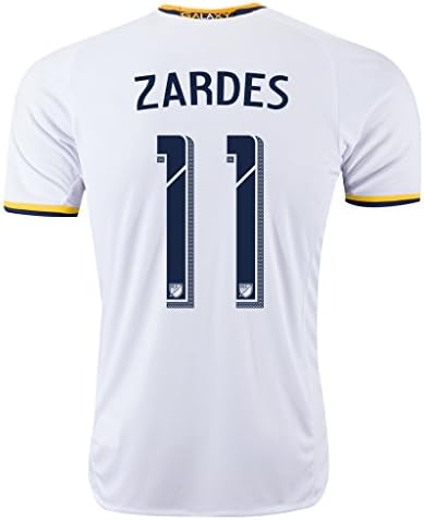White #11 ZARDES Home Soccer Jersey Men's 2016 (M)