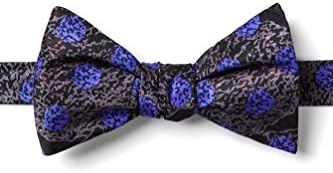 Rhinovirus Black Silk Bow Tie