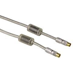 Hama Antennen-Kabel (Koax-Stecker - Koax-Kupplung) 4fach geschirmt 1,5 m