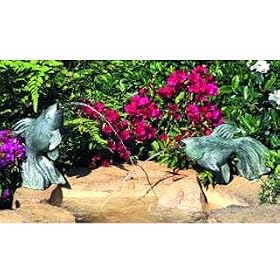 Brass Baron Goldfish Pair Large by 
