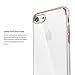 iPhone 7 Case, [Glitter] [Electroplating] [Metallic Finishing] [Scratch Resist] [Shockproof] [Crystal Clear] Transparent Ultra Slim Case Cover for Apple iPhone 7 - Sky Grey