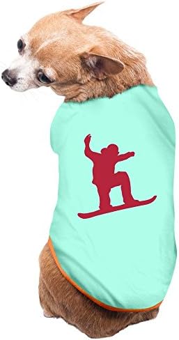 YXMXL Handsome Red Snowboarder Small Pet Dog Vest Pet Clothes SkyBlue