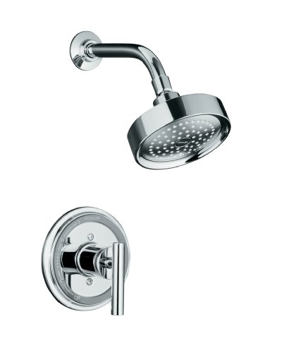 KOHLER K-T8226-4-CP Taboret Rite-Temp Pressure-Balancing Shower Faucet Trim, Polished Chrome