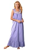 Sleeveless long woven night gown