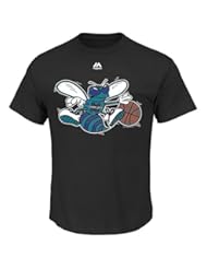 Sports: NBA Charlotte Hornets Mens Renowned Tee, Small, Black - VF Imagewear - NBA