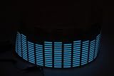 Koolertron Sound Music Activated Car Stickers Equalizer Glow Blue Light 90*25cm (On Sale in May)
