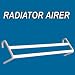 PACK OF 2 TWIN RADIATOR AIRERS - Great for drying and airing clothes and towels indoors - fits most standard radiators