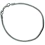 8.3 Inches Silver Plated Snake Chain Bracelet - Pandora Charm Bead Compatible