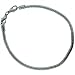 Pugster 8.3 Inches Silver Plated Snake Chain Bracelet - Pandora Charm Bead Compatible