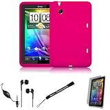 Pink Cover Protective Slim Durable Silicon Skin Case for HTC Flyer 3G WiFi  ....