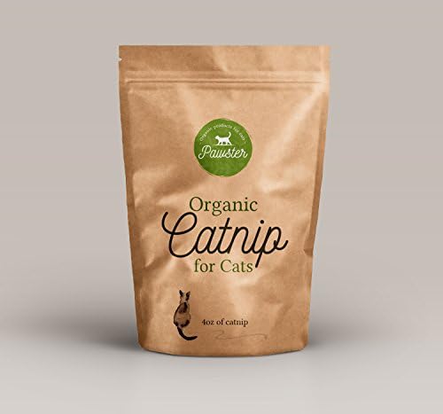 Premium Organic Catnip for Cats - 4oz Resealable Kraft Pouch