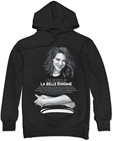 Men Lea Seydoux La Belle Enigme Poster Hoodie Black XXL