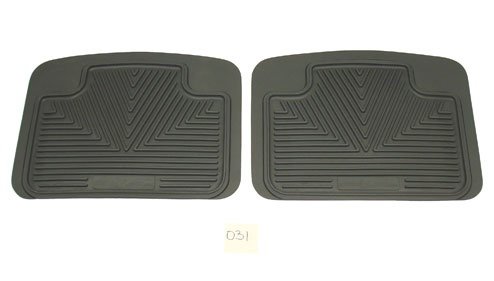 1997-2002 Jeep Wrangler Gray 2 PC Rear All Weather Floor Mats