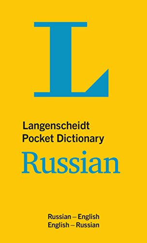 langenscheidt pocket dictionary russian langenscheidt pocket dictionaries