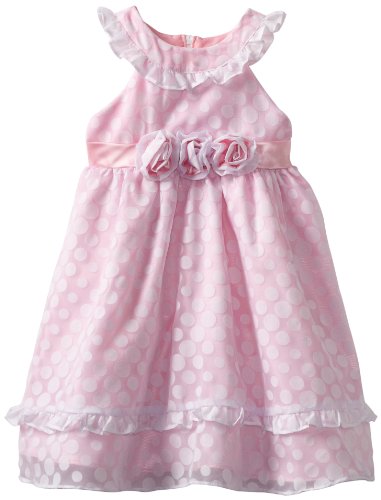 Nannette Little Girls' Polka Dotted Dress