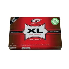 Top-Flite XL Distance Golf Balls (15-Pack, White)
