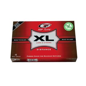 Top Flite XL Distance Golf Balls (15 Pack, White) 41IkIG8AOfL. SL500 AA300 Top Flite XL Distance Golf Balls (15 Pack, White)